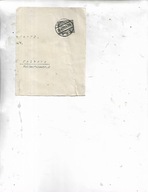 Pół koperty ze znaczkiem Stadt Danzig 15 M stemp. 1925 Danzig Kolberg