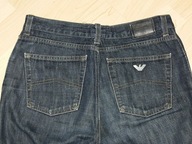 SALE ORYGINALNE spodnie ARMANI JEANS  rozmiar 29 pas 78 Made in Italy