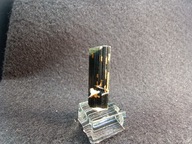 Turmalin - Czarne Kryształy z Zielonym Fragmentem| Pakistan