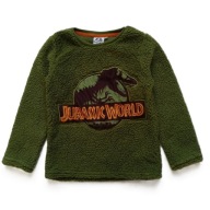 PEPCO bluza sherpa baranek z nadrukiem JURASSIC WORLD 122/128 cm