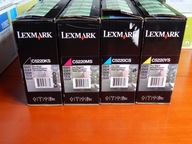 4x Toner Lexmark C5220 C/M/Y/BK KOMPLET Oryginał