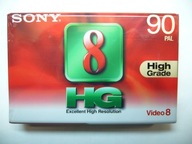 NOWA FIRMOWA KASETA 8mm / Video8- SP/LP - 90/180 min. / KAMERY ANALOGOWE /