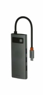 HUB ADAPTER 5W1 USB-C 3XUSB 3.0 HDMI BASEUS Metal Gleam