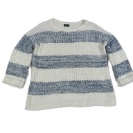 SWETER DAMSKI BLUZKA PASKI CIEPŁA ROZM.38__F&F