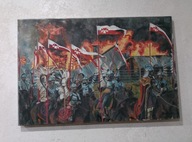 Obraz na płótnie-Husaria na Kremlu