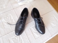 Świetne damskie półbuty 5 Th Avenue na grubych spodach- 37/24cm- bdb