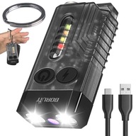 LATARKA LED BRELOK DO KLUCZY EDC USB-C AKUMULATOROWA MAGNES UV MOCNA 1000lm