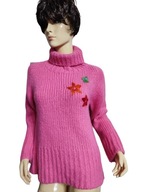 MINUS SWETER z wełną moher z haftem 38