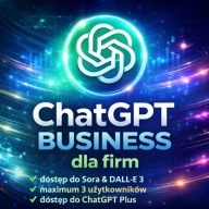 CHATGPT Business + Plus |DLA FIRM|1 MIESIĄC| PRYWATNE KONTO\na ZAPROSZENIE