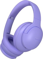 Słuchawki Bezprzewodowe Bluetooth 5.3 90h Nauszne Mikrofon3EQ TV PC Liliowy