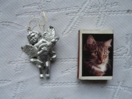 ANIOŁEK ZE SZNURKIEM NA CHOINKĘ