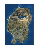 „Mapa Los Santos” – Gamingowy Plakat dla Fanów GTA V