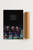 Plakat bez ramy 40x50 cm MSN The Best Trio – Messi, Neymar, Suárez