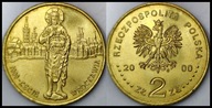 MNP - POLSKA RP 2 Złote 2000 # 1000 lecie WROCŁAWIA # P809 # st 1-
