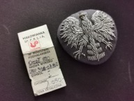 Orzeł Milicja Obywatelska MO Haft Bajorek z Metką