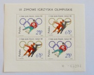 1964 Polska IX Igrzyska Olimpijskie blok Fi.41** czysty, stan bardzo dobry