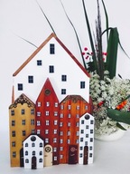 Miasto Książek - dekoracyjna podpórka do książek.