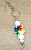 Brelok Autyzm Puzzel Spektrum zawieszka 6423 Oliwia Kurowska, Kuba Kurowski