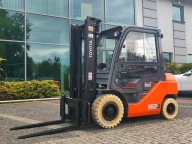Wózek widłowy Toyota 8FGF25 2,5 tony duplex 3,3 m LPG | kabina| 2008