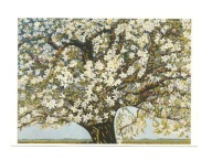 Pocztówka - Charley Toorop, Kwitnące drzewo / magnolia [?]
