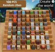 Klocki MAGNETYCZNE MINECRAFT 200 el MIX prezent creeper tnt Święta HIT