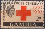 Gambia kolonia brytyjska stary znaczek (7/10