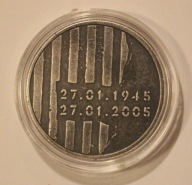 OŚWIECIM - 60 rocznica wyzwolenia Obozu Auschwitz Birkenau - NUMIZMAT, BLIS