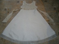 SUKIENKA MONSOON SILK JEDWAB 8-9 LAT 128 CM