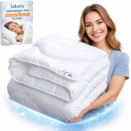 Kołdra ZIMOWA Antyalergiczna CIEPŁA Całoroczna Lekka 160x200 + GRATIS