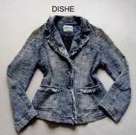 Dishe marynarka jeansowa zdobiona dżetami L/XL