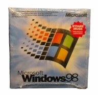 Windows 98 PL ! kolekcjonerski egzemplarz z BOX wciąż w FOLII fabrycznej