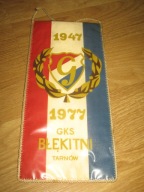 GKS BŁĘKITNI TARNÓW 30 lecie proporczyk z 1977 r. GWARDIA