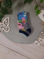 Świnka Peppa skarpetki stopki r. 23-26 3pak