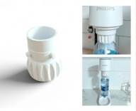ADAPTER BUTELEK PET DO SATURATORA PHILIPS 4901 QuickTwist Quick Twist BIAŁY