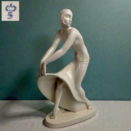 Tancerka Art Deco "Tänzerin" Sitzendorfer lata 20te Taniej