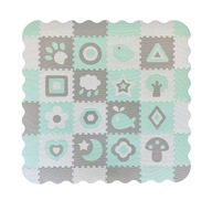 Mata Puzzle Piankowe Edukacyjna Duża Gruba 36szt