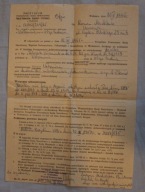 PISMO - PREZYDIUM POWIATOWEJ RADY NARODOWEJ, Wołomin, 20. V. 1965 rok