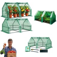 MINI SZKLARNIA FOLIOWA 182×92×92 CM – TUNEL FOLIOWY DO UPRAWY ROŚLIN