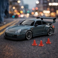 Realistyczne zdalnie sterowane Porsche 4WD + 2 Zestawy Opon DRIFT/SPEED