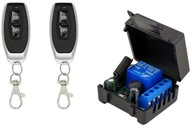 433 MHZ BEZPRZEWODOWY PRZEŁĄCZNIK STEROWANIA 5V 6V 12V 10A + 2X PILOT