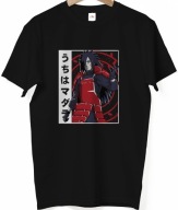 Manga Anime Konoha Męska koszulka Naruto Uzumaki