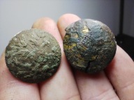 Guziki carskie Carska armia Artyleryjski i oficerski piechoty Rosja XIX/XXw