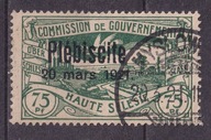 1921 Górny Śląsk wydanie przedrukowe Plebiscite Fi 38 gw. Gruber