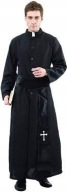 Strój Kostium Przebranie Księdza Ksiądz Sutanna Karnawał r.L NOWE