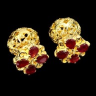 RUBIN CZERWONE KOLCZYKI