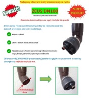 ZEUS DN100 Najlepszy zbieracz wody deszczowej na rynku, łapacz deszczówki