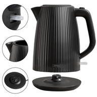 Czajnik elektryczny Kernau BKSK 181 BK 2200W 1,7L czarny LED! bezprzewodowy
