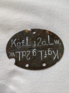 Nieśmiertelnik stalag Luft II, piloci radzieccy w Łodzi, Litzmannstadt