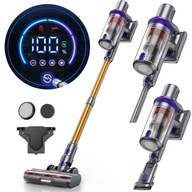 Odkurzacz pionowy Laresar Elite 3 akumulatorowy 500 W HEPA 1,5 l żółty