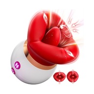 SSĄCY STYMULATOR ŁECHTACZKI STYMULATOR SUTKÓW WIBRATOR WALENTYNKI